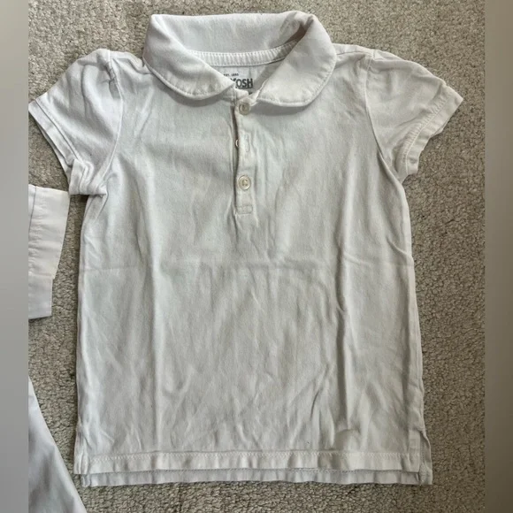 Crème de la Crème Girl 2T Jumpers & Tops - Navy, Khaki, White - Picture 4 of 6